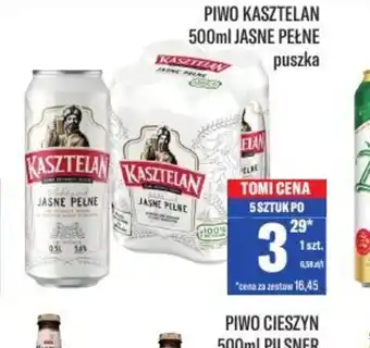 TomiMarkt Piwo Kasztelan 500ml Jasne Pełne oferta