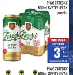 TomiMarkt Piwo Žatecký 500ml Světlý Ležák oferta