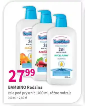 Drogerie Polskie Bambino rodzina żele pod prysznic oferta