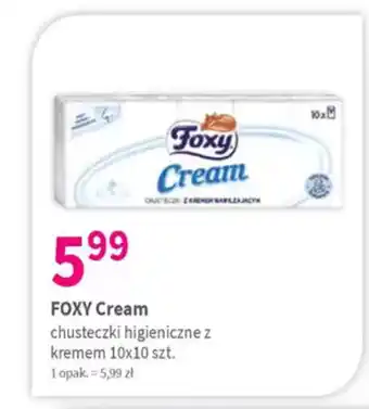 Drogerie Polskie Foxy cream chusteczki higieniczne z kremem oferta