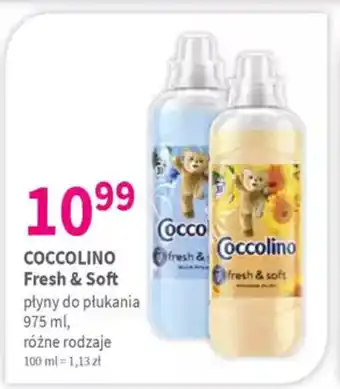 Drogerie Polskie Coccolino fresh & soft płyny do płukania oferta