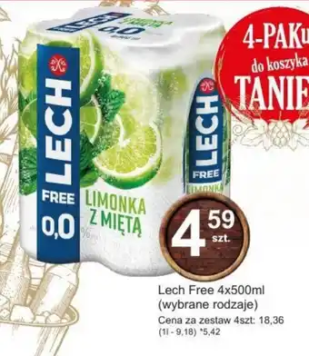 Hitpol Lech Free 4x500ml oferta