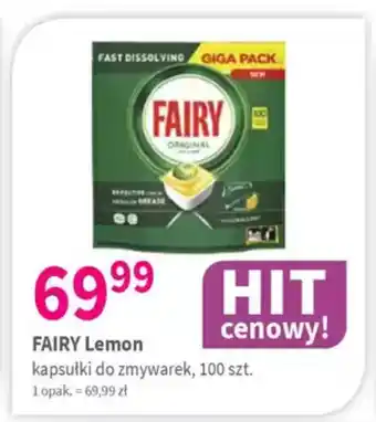 Drogerie Polskie Fairy lemon kapsułki do zmywarek oferta