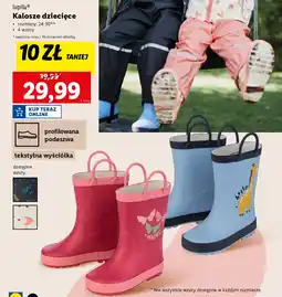 Lidl Lupilu Kalosze dziecięce oferta