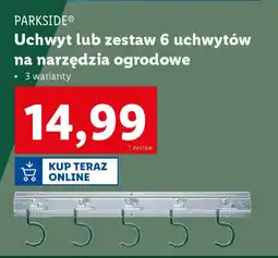 Lidl PARKSIDE Uchwyt lub zestaw 6 uchwytów na narzędzia ogrodowe oferta