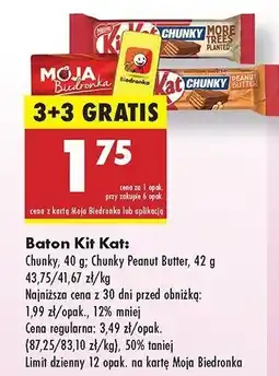 Biedronka Baton Kitkat oferta