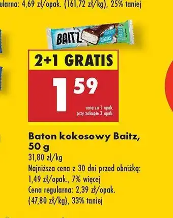 Biedronka Baton kokosowy Baitz oferta