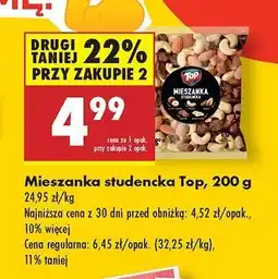 Biedronka Mieszanka studencka Top chips Top (biedronka) oferta