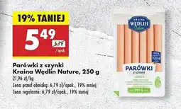 Biedronka Parówki z szynki Kraina wędlin nature oferta