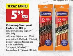 Biedronka Kabanosy chilli Tarczyński exclusive oferta