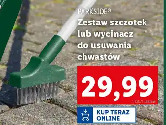 Lidl Parkside zestaw szczotek oferta