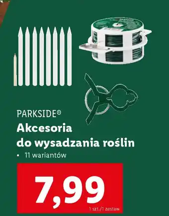 Lidl Parkside akcesoria do wysadzania roślin oferta