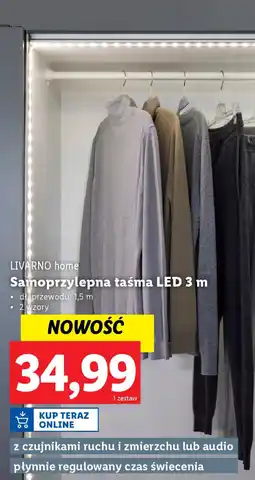 Lidl Livarno home samoprzylepna taśma led oferta