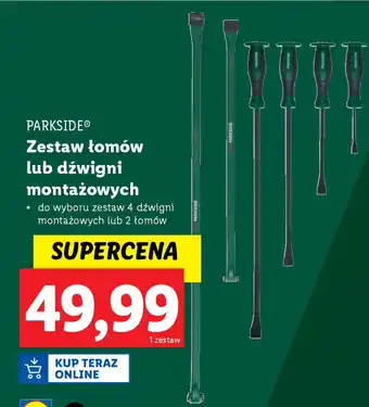 Lidl PARKSIDE Zestaw łomów / dźwigni montażowych oferta