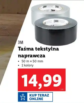 Lidl Taśma tekstylna naprawcza oferta