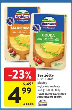 Intermarche Ser żółty hochland oferta