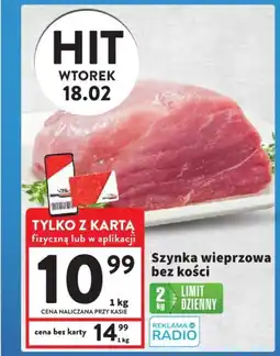 Intermarche Szynka wieprzowa bez kości oferta