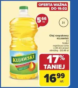 Carrefour Olej rzepakowy kujawski oferta