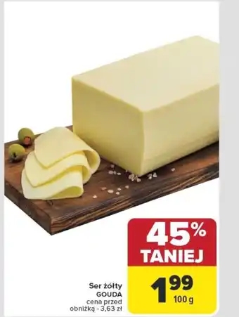 Carrefour Ser żółty gouda oferta