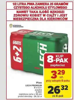 Carrefour Piwo lech premium oferta