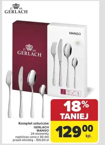 Carrefour Komplet sztućców gerlach mango oferta