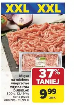 Carrefour Mięso na mielone wieprzowe wędzarnia dubielak oferta