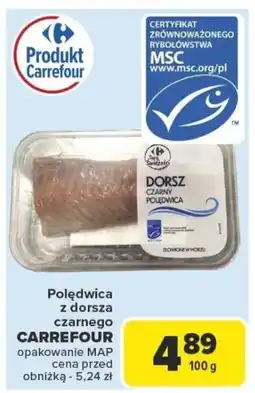 Carrefour Polędwica z dorsza czarnego carrefour oferta