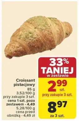 Carrefour Croissant pistacjowy oferta