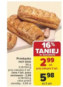 Carrefour Przekąska hot dog oferta