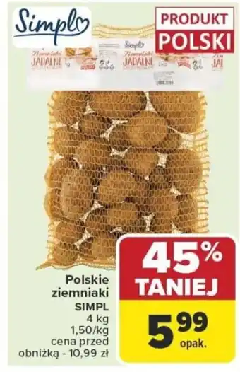 Carrefour Polskie ziemniaki simpl oferta