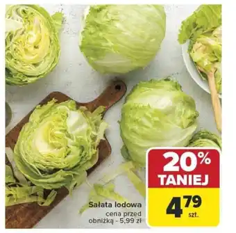 Carrefour Sałata lodowa oferta