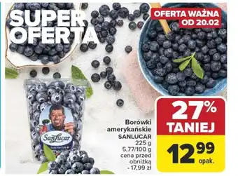 Carrefour Borówki amerykańskie sanlucar oferta