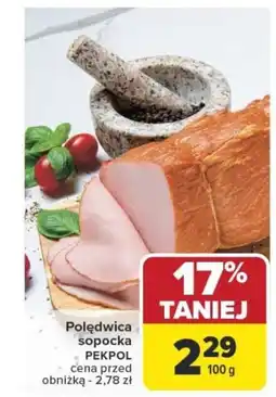 Carrefour Polędwica sopocka pekpol oferta