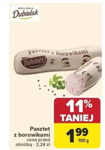 Carrefour Pasztet z borowikami oferta