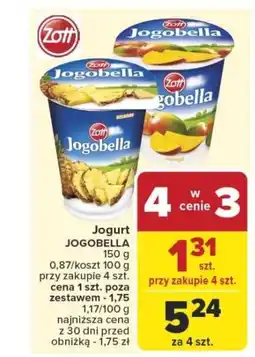 Carrefour Jogurt jogobella oferta