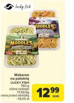 Carrefour Makaron na patelnię lucky fish oferta