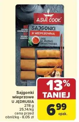 Carrefour Sajgonki wieprzowe u jędrusia oferta