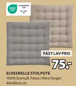 JYSK ELVESNELLE STOLPUTE oferta