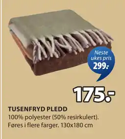 JYSK TUSENFRYD PLEDD oferta