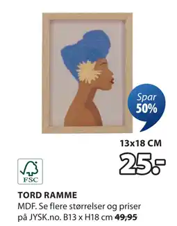 JYSK TORD RAMME oferta