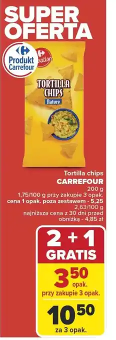 Carrefour Tortilla chips carrefour oferta