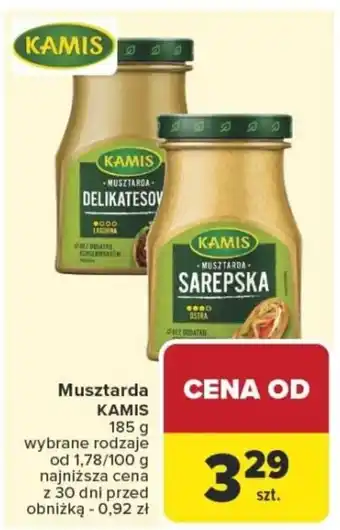 Carrefour Musztarda kamis oferta