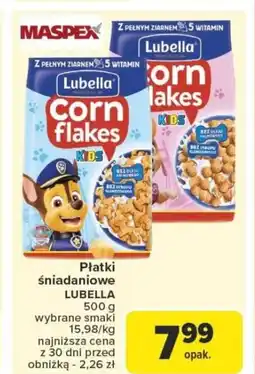 Carrefour Płatki śniadaniowe lubella oferta