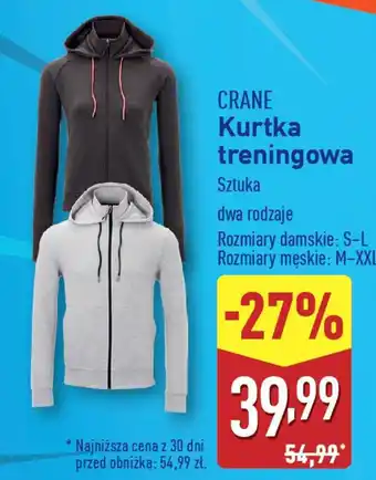 ALDI CRANE Kurtka treningowa oferta