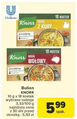 Carrefour Bulion knorr oferta