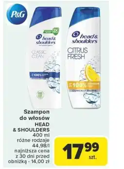 Carrefour Szampon do włosów head&shoulders oferta