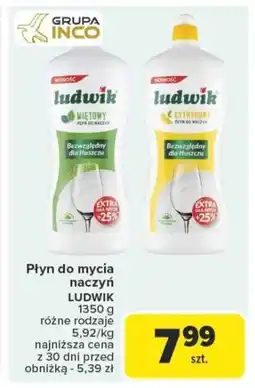 Carrefour Płyn do mycia naczyń ludwik oferta