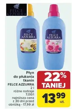 Carrefour Płyn do płukania tkanin felce azzurra oferta