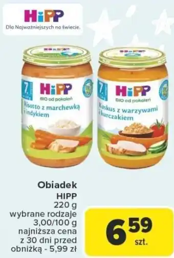 Carrefour Obiadek hipp oferta