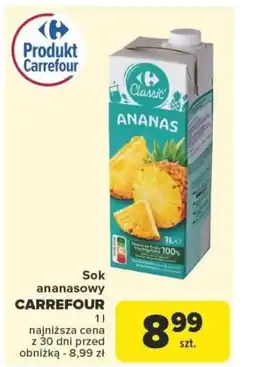 Carrefour Sok ananasowy carrefour oferta